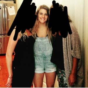 2/$30🖤Faded blue H&M overalls